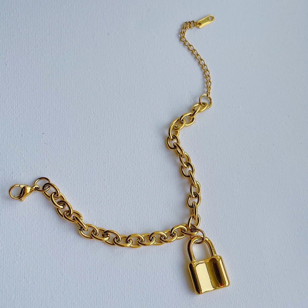 Padlock Chain Bracelet